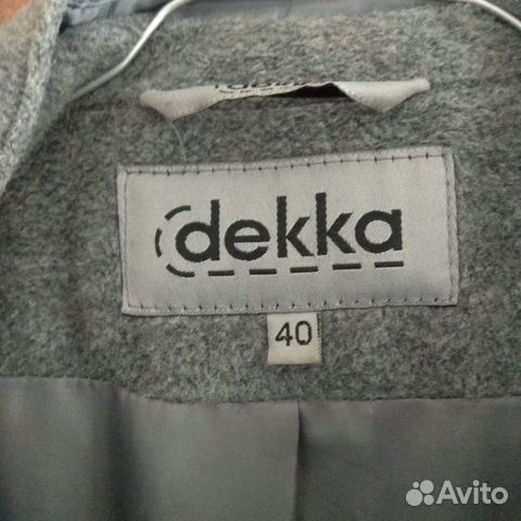 Пальто демисезонное шерстяное Dekka