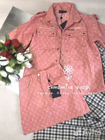 Костюм джинсовый Louis Vuitton (42/44) Костюм джинсовый Louis Vuitton (42/44)