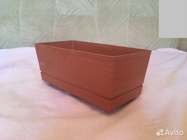 Горшки для цветов пластиковые с поддонами