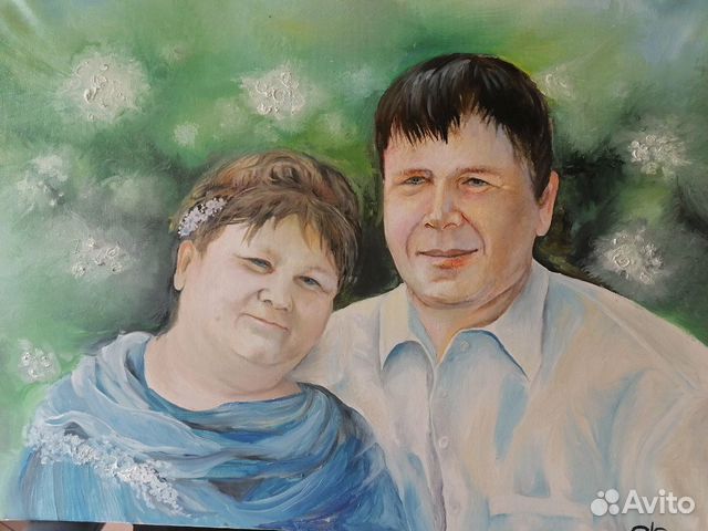 Картина маслом на холсте на авито