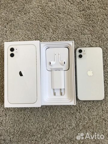 Телефон iPhone 11 128 gb идеалб/у 2 месяца