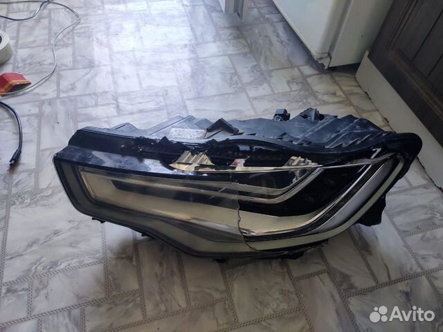 Лед Фара Левая на Ауди С7 2013г