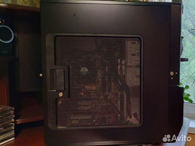 Системный блок + блок питания с материнской платой