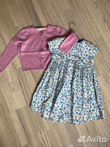 Платье и кардиган Next 98 размера