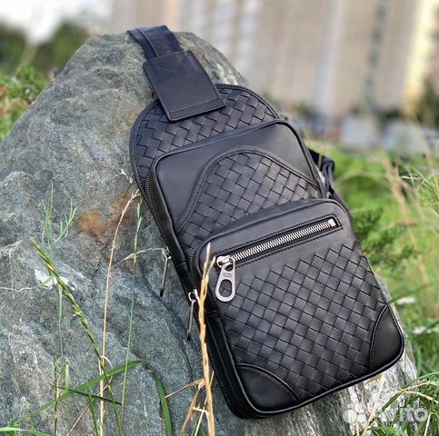 Мужская сумка-слинг Bottega Veneta Мужская сумка-слинг Bottega Veneta