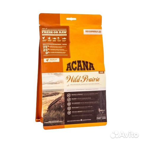 Корм для котят и кошек acana Wild Prairie курица Корм для котят и кошек acana Wild Prairie курица