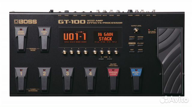 Boss GT-100 гитарный процессор Boss GT-100 гитарный процессор
