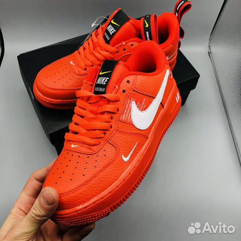 Кроссовки Nike Air Force RED красные Кроссовки Nike Air Force RED красные