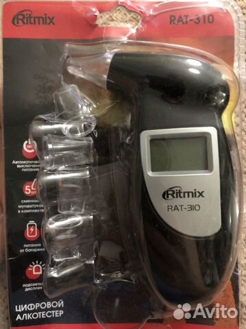 Алкотестер Ritmix RAT-310