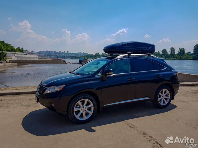 Автобокс Koffer A-440 440 л Черный глянец