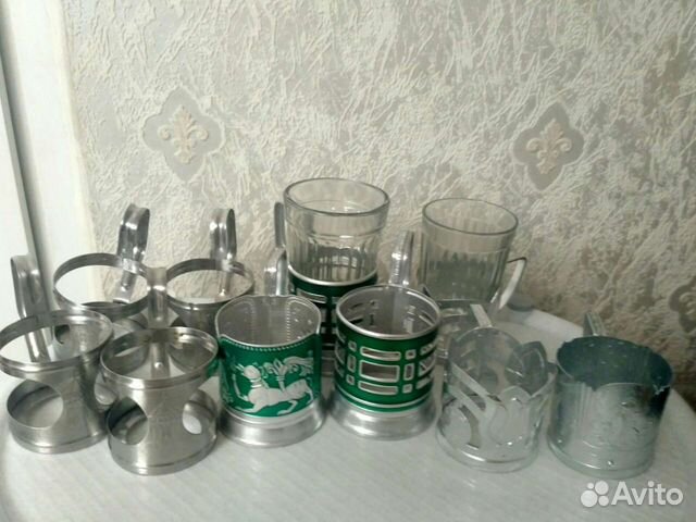 Подстаканники СССР алюминиевые