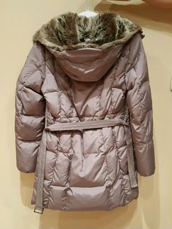 Женское пуховое пальто с капюшоном Geox