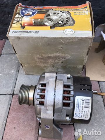 Генератор новый на газ, УАЗ, с двигателем змз, умз