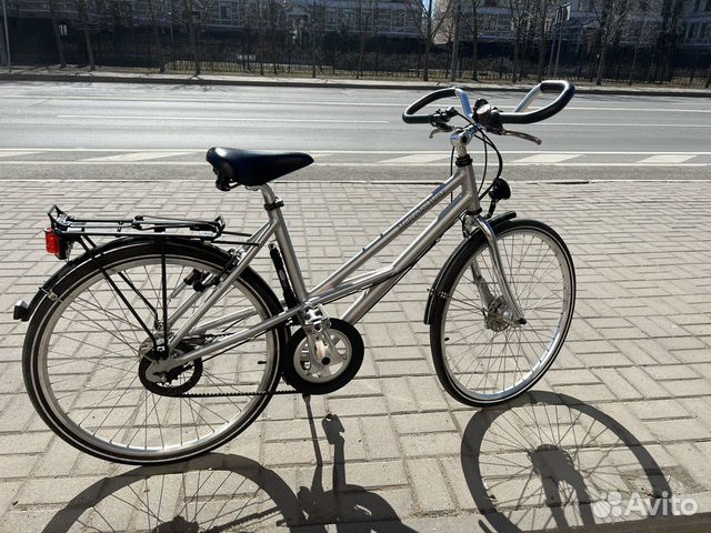 Белый велосипед мерседес