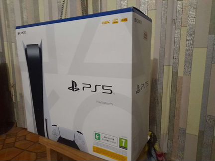 Sony playstation 5 новая, росс тест(ps5) +2 игры