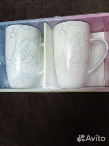 Кружки керамические набор 2 шт