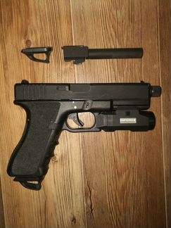 Страйкбольный пистолет Glock 17 от KJW