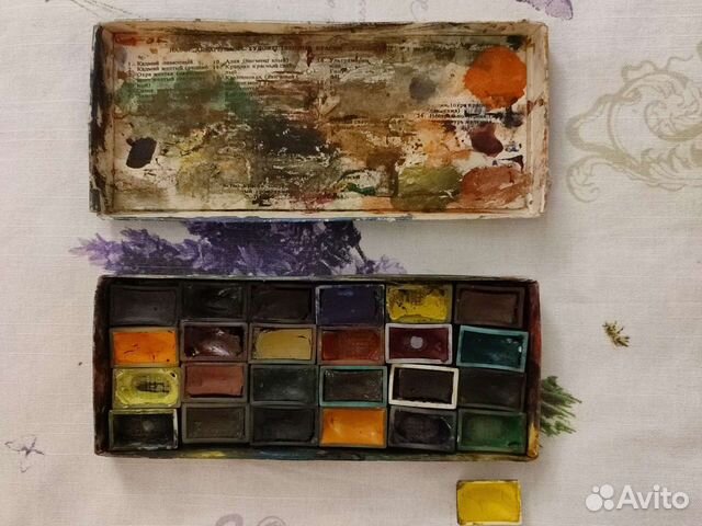 Краски акварельные Ленинград 24 цвета