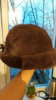 Шапка норковая женская