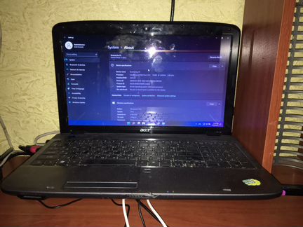 Acer Aspire 5738G T9400/4gb ddr3, 500hdd