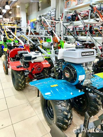 Мотоблок бенз Honda 9-13лс GX240,GX270,GX340+плуг