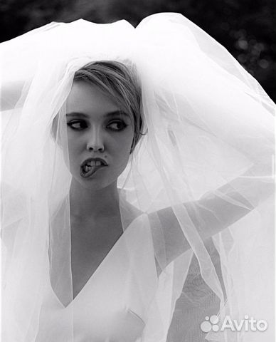 Новая длинная фата на гребне