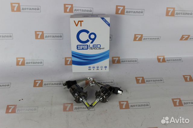 Лампы LED C9 H4 новые