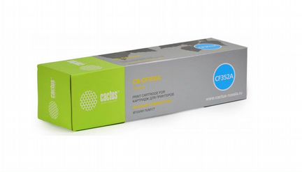 Картридж Лазерный HP 130A, жёлтый, Cactus