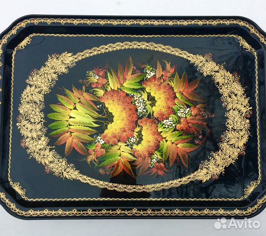 Поднос ручная роспись 45*32