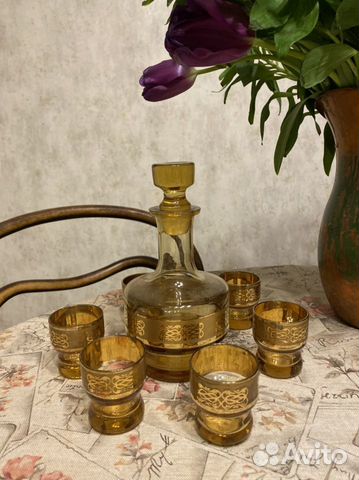 Графин 6 рюмок для водки СССР