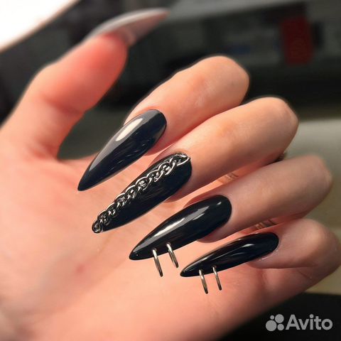 Маникюр с покрытием, наращивание