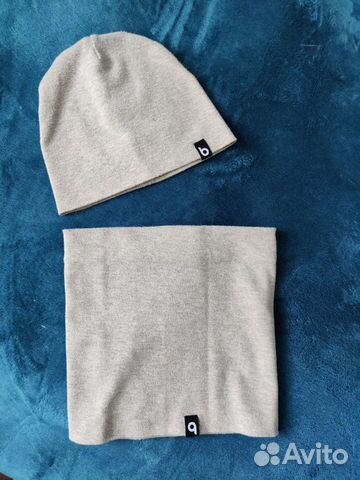 Шапка и снуд детский 46-48 размер