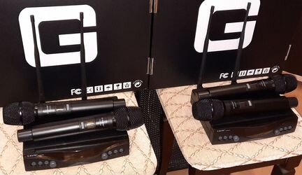 Микрофоны C-Mark 4шт вокальные радио Pro Dual New