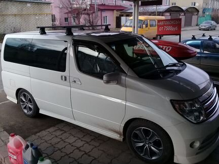 Багажник на крышу Ниссан Эльгранд аэродинамика