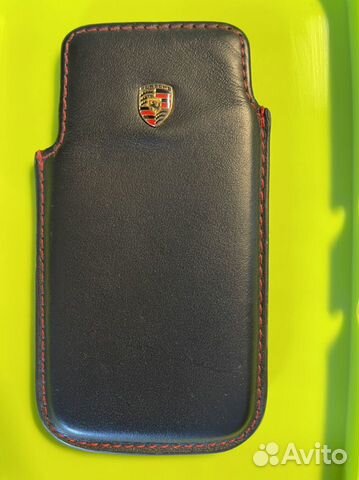 Чехол кожанный на айфон 5 Porsche
