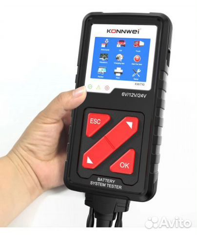 Konnwei KW710 Тестер акб