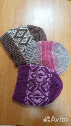 Шапки вязаные новые