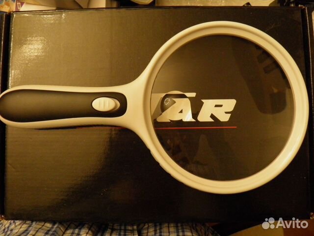 Лупа с подсветкой 4led 10 Х 130 мм 30 Х 25 мм