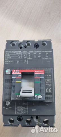 Автоматический выключатель abb 63а