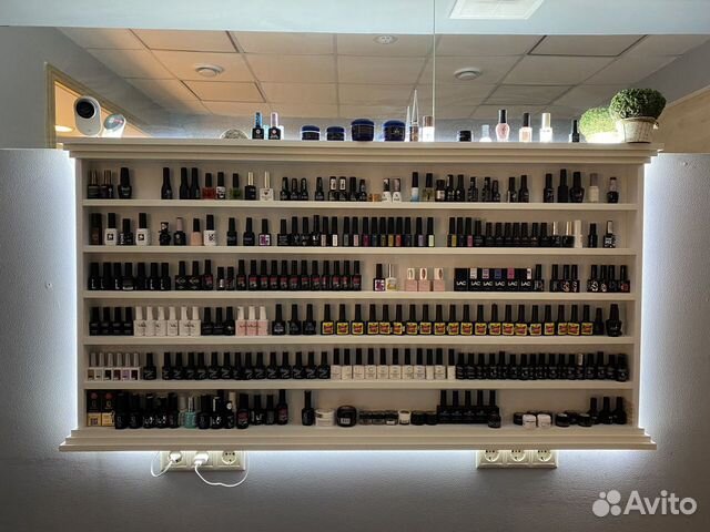 Полка для гель лаков с подсветкой