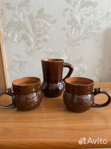 Сервиз глиняный