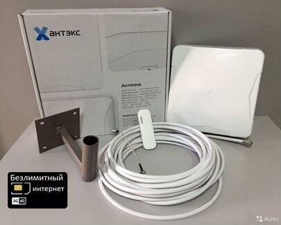 4G модем. Комплект безлимитный интернет на дачу