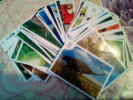 Наклейки с динозаврами из Дикси