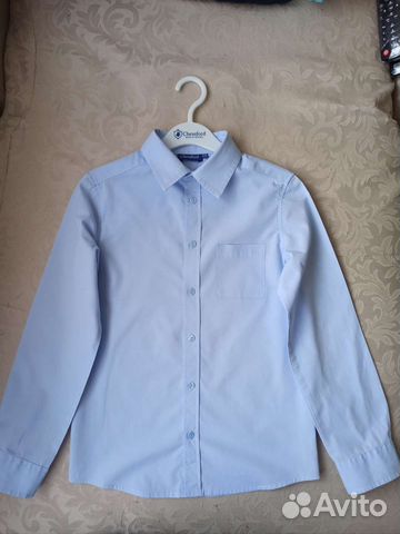 Рубашка для мальчика 134 школьная форма