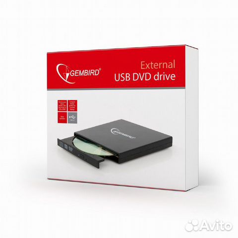 Внешний оптический привод dvdrw Gembird (DVD-USB)