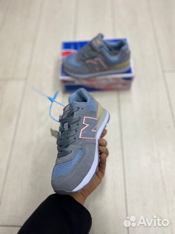 Кроссовки new balance 574 classic замшевые 36/40