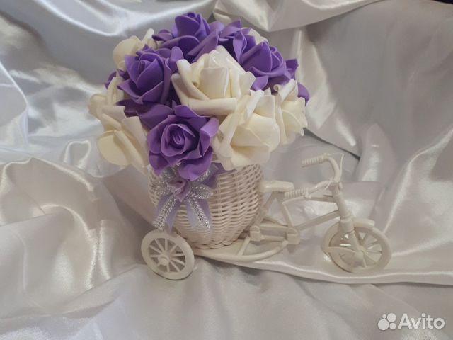 Декоративный велосипед шкатулка