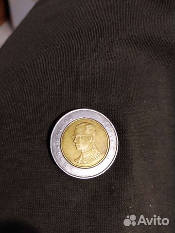 Монеты 10 батов тайланд перевëртыш