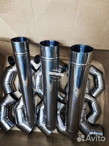 Труба для, печи 60, 65, 70, 80 в зимнюю палатку