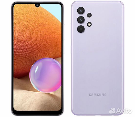 Дисплей Samsung A325F Galaxy A32 в рамке оригинал